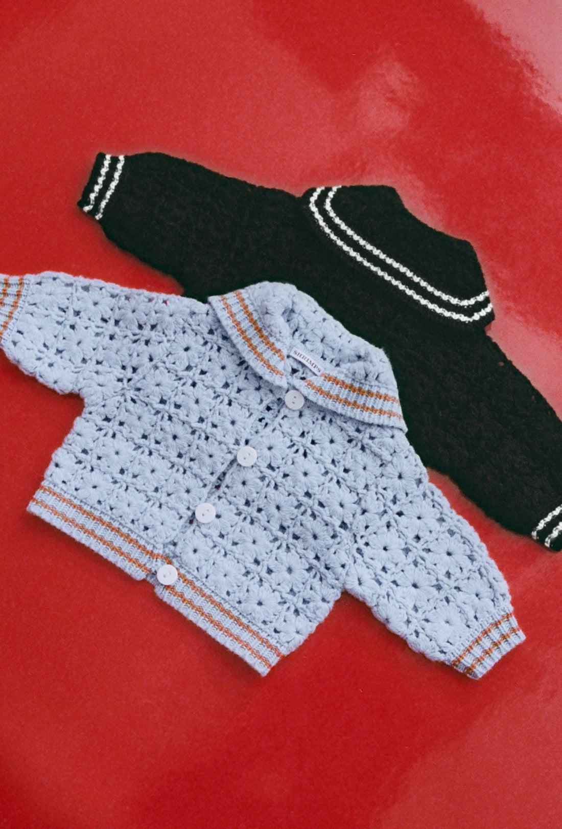 Dovie Baby &amp; Kids Cardigan - Light Blue/Tan