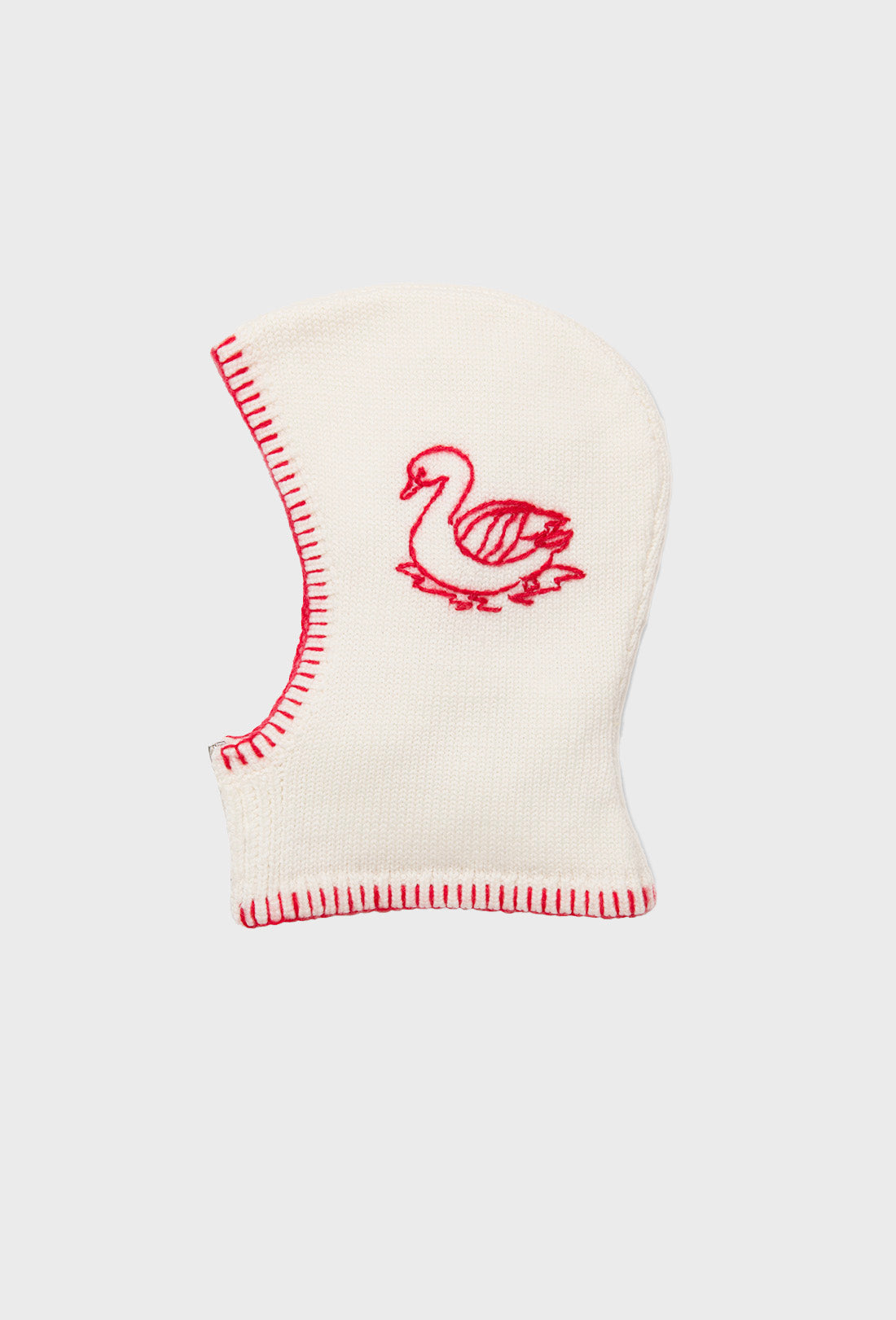 Ford Balaclava - Cream/Rose Red