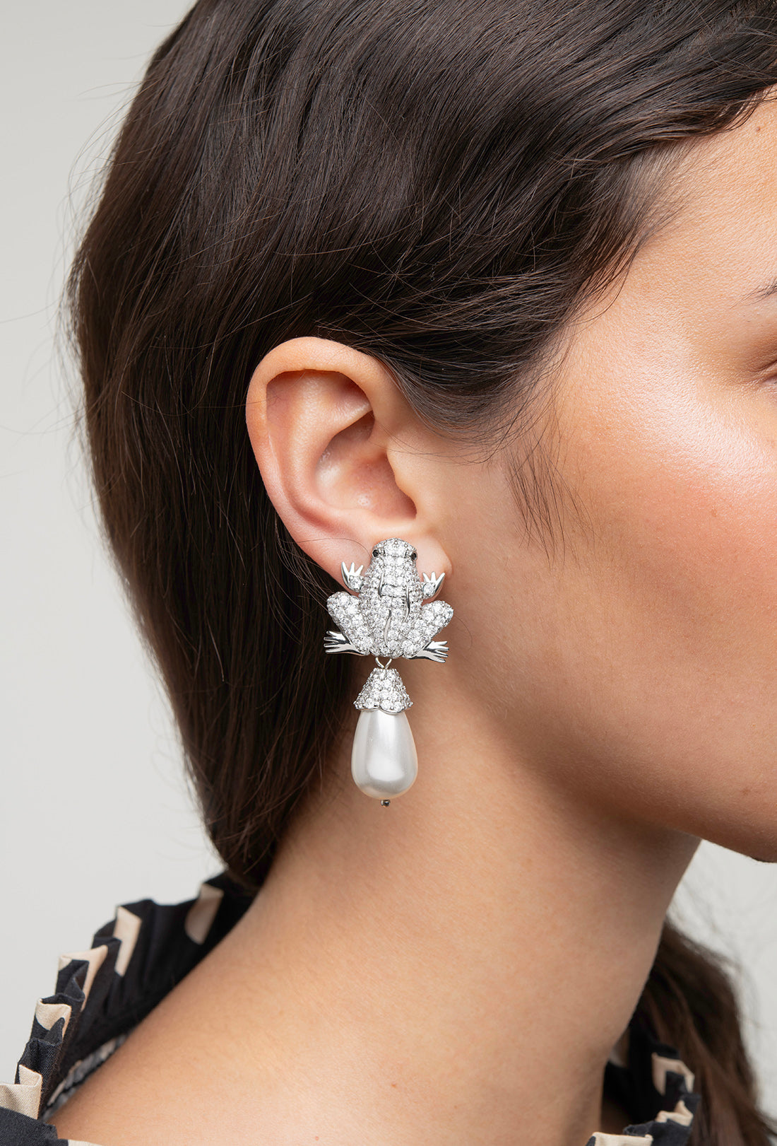 Froggy Earrings - Silver