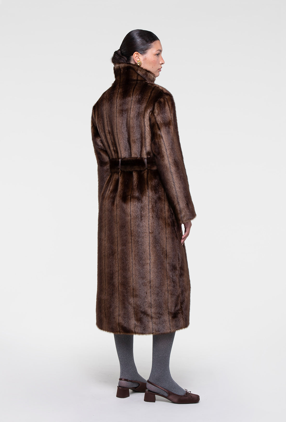 Geneva Coat - Faux Mink