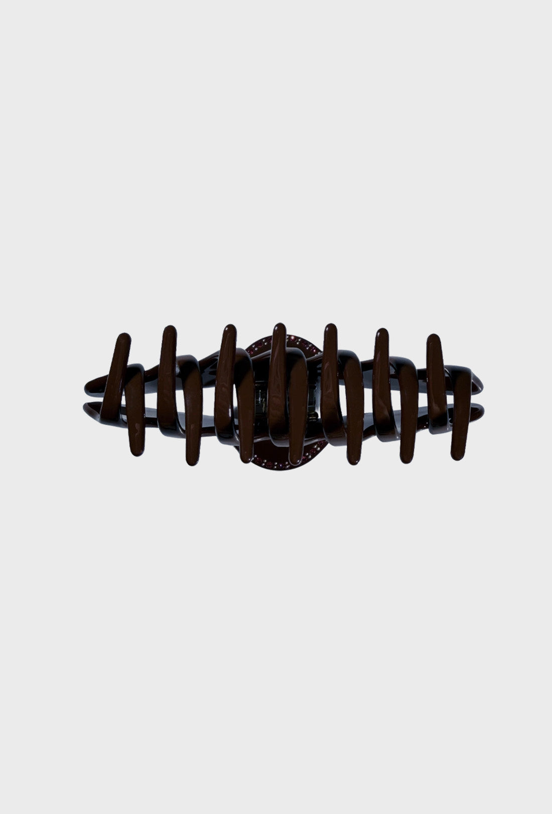 Tort x Shrimps Hana Clip - Brown Jewelled Rose