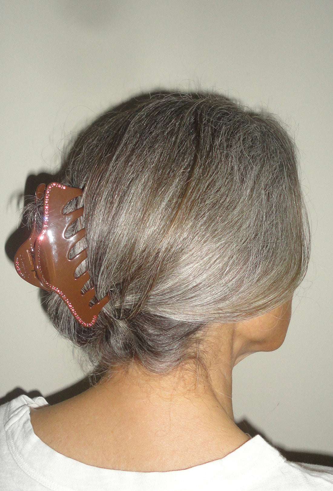Tort x Shrimps Hana Clip - Brown Jewelled Rose