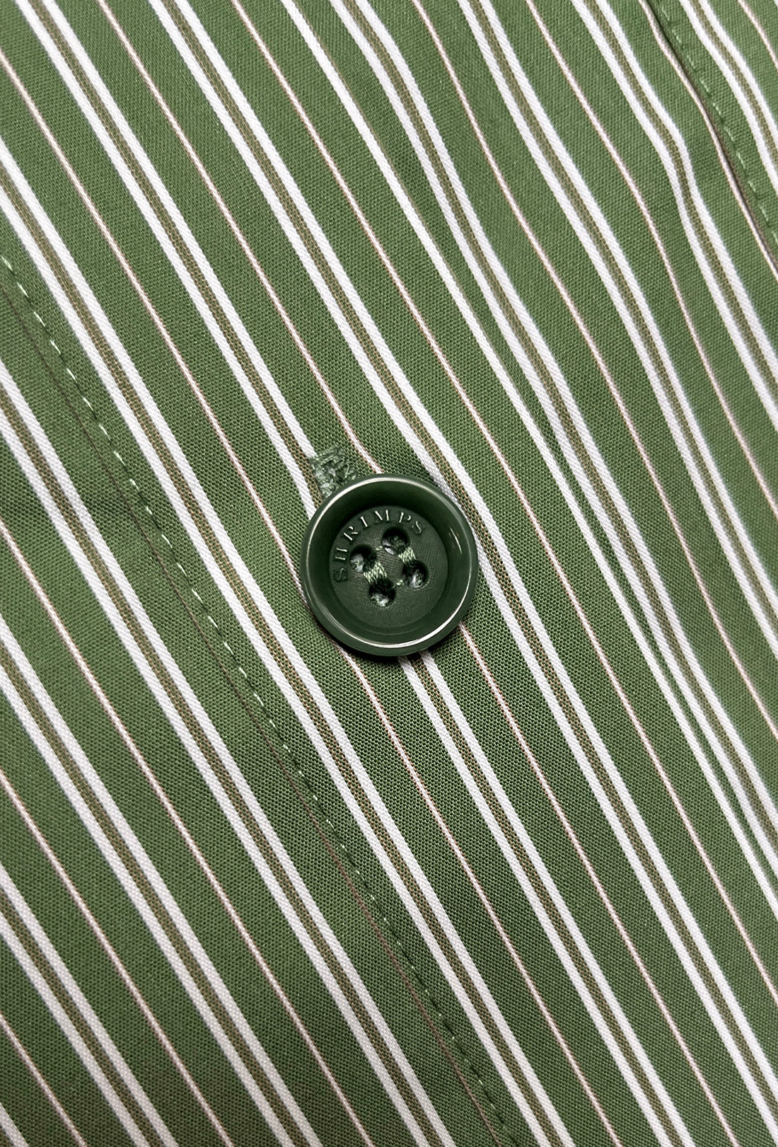 Hudson Shirt Dress - Green Stripe