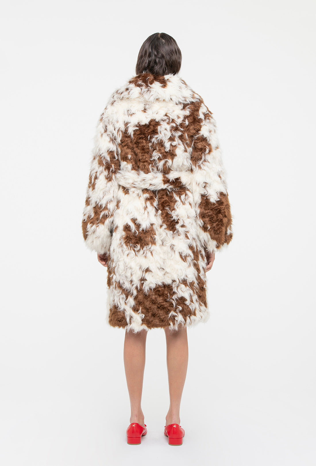 Lincoln Coat - Faux Cowhide