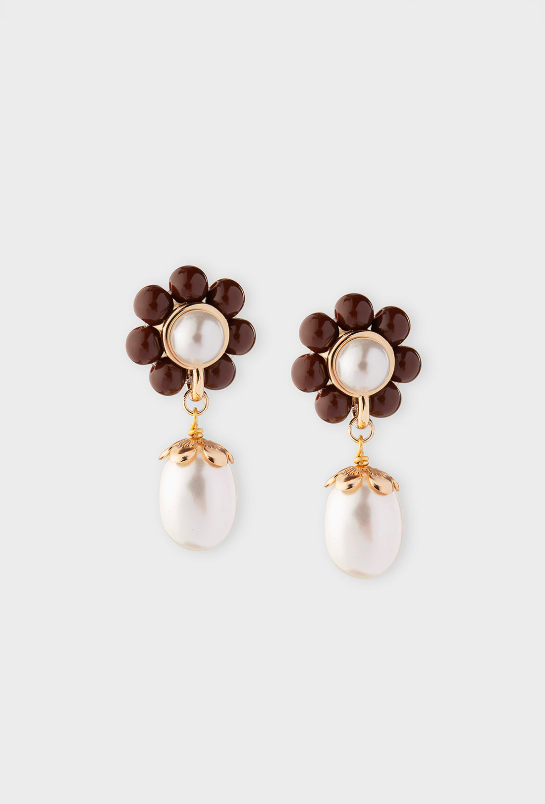 Marti Earrings - Brown