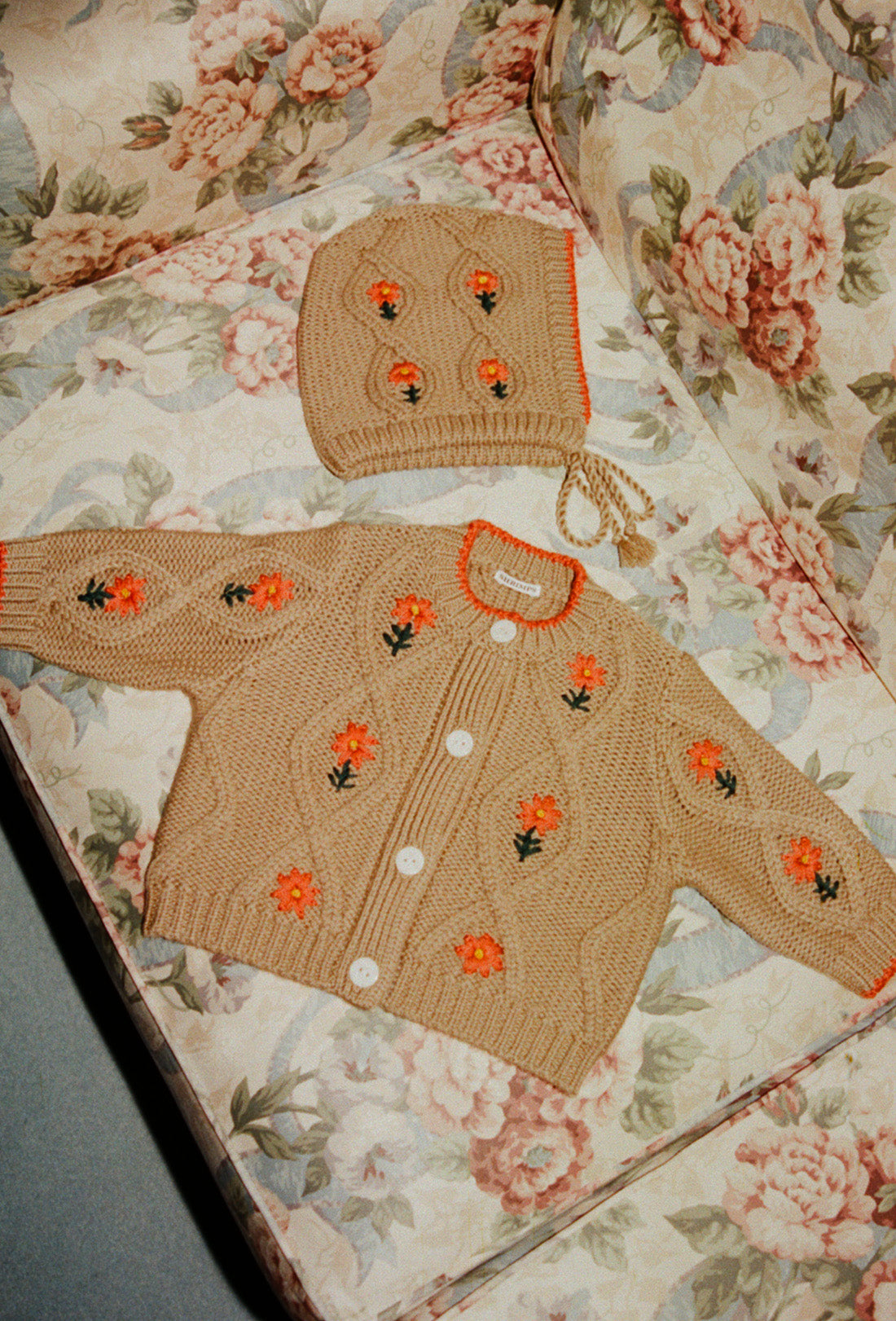 Minnow Baby &amp; Kids Cardigan - Camel/Orange