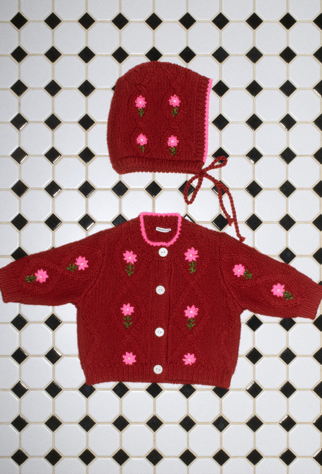 Minnow Baby &amp; Kids Cardigan - Maroon/Pink