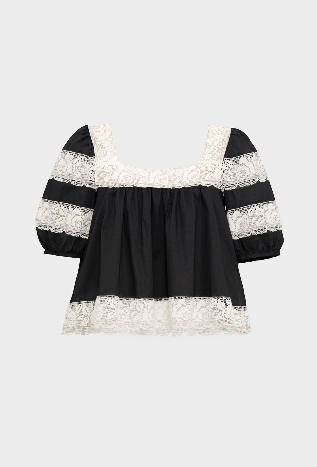Nico Blouse - Black/Cream