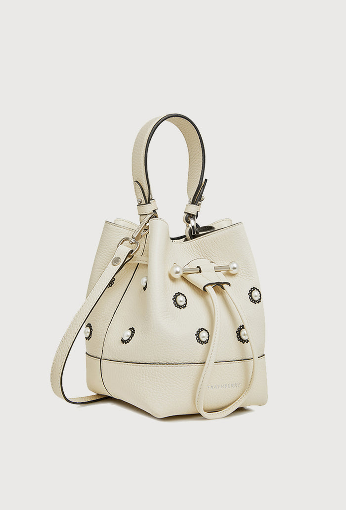 Shrimps x Strathberry Osette Bag - Vanilla