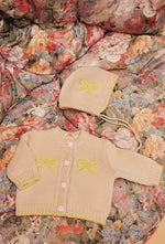 Shrimps x BINIBAMBA Solene Baby Cardigan - Peanut/Primrose