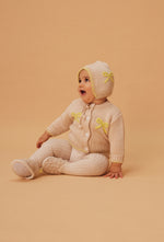 Shrimps x BINIBAMBA Solene Baby Cardigan - Peanut/Primrose