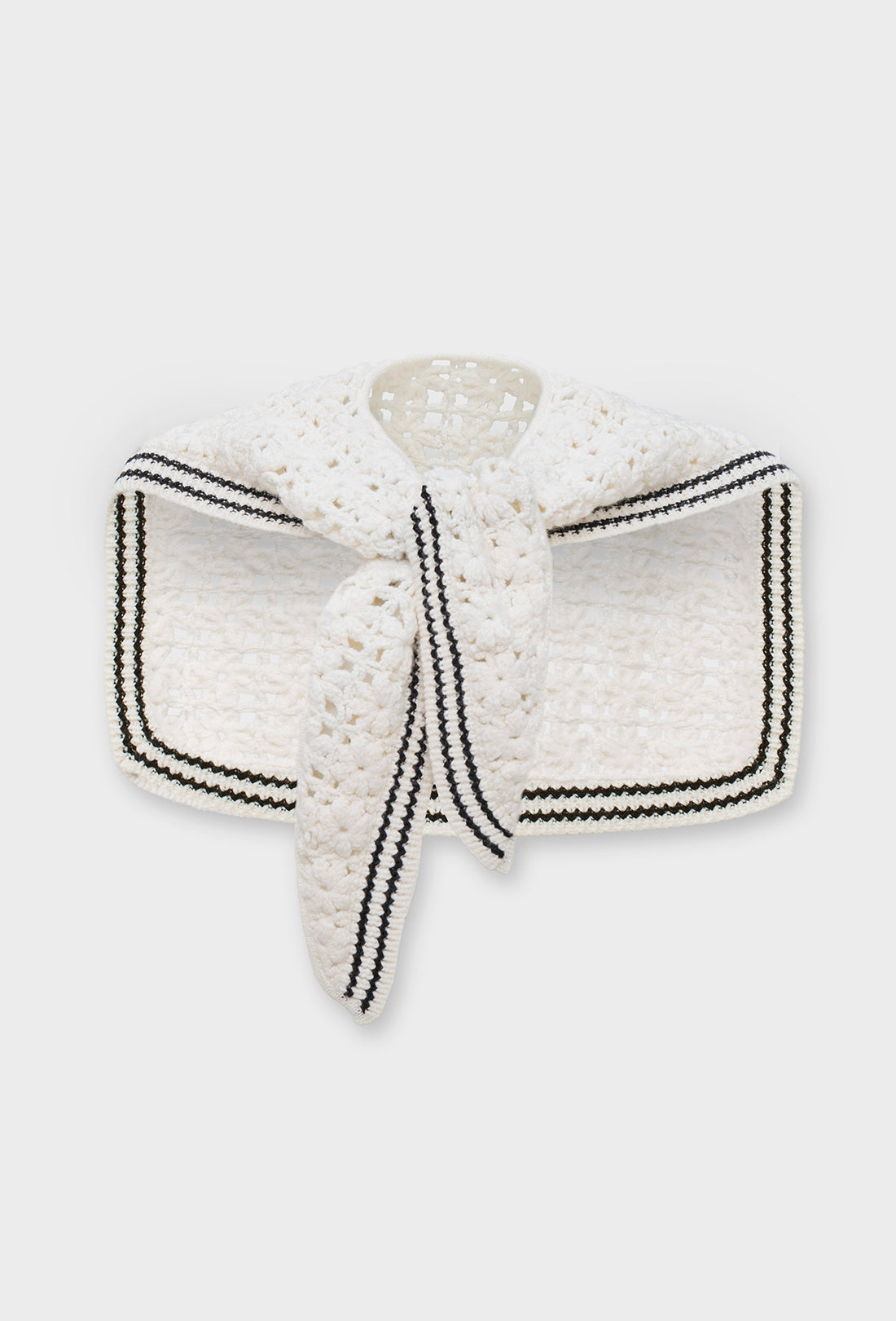 Penelope Scarf - Cream/Black