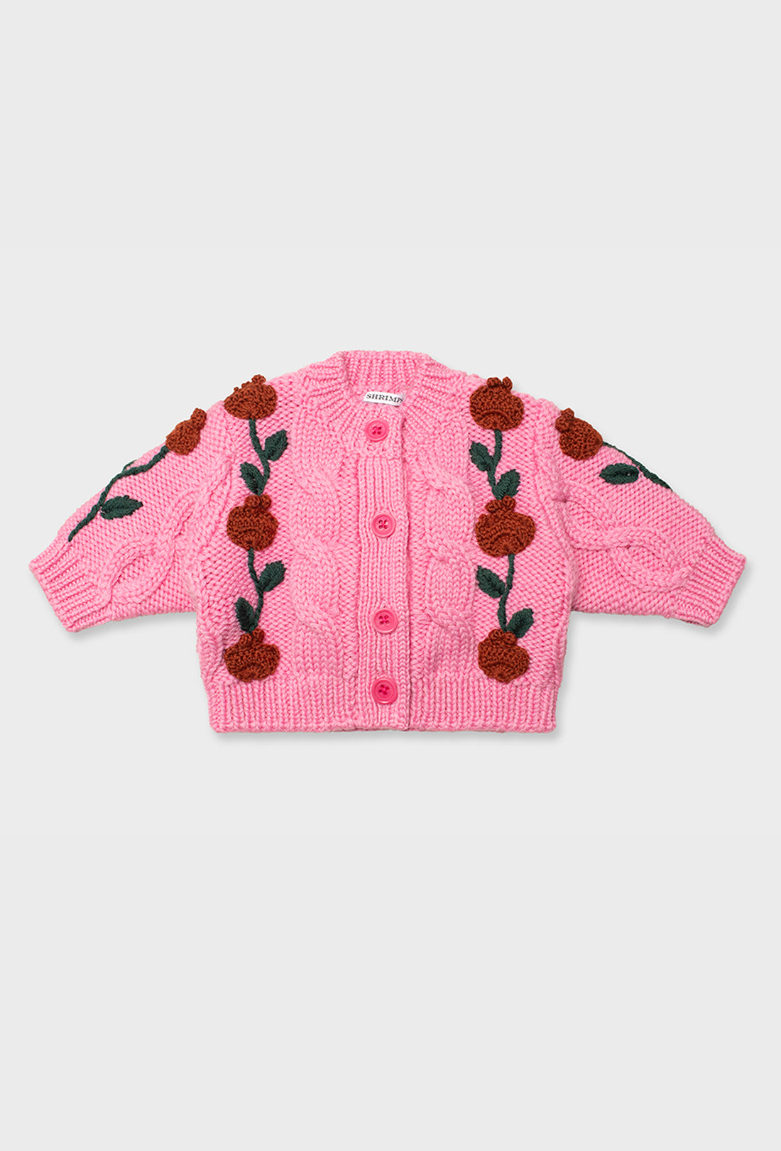 Pomme Baby &amp; Kids Cardigan - Pepto Pink/Multi