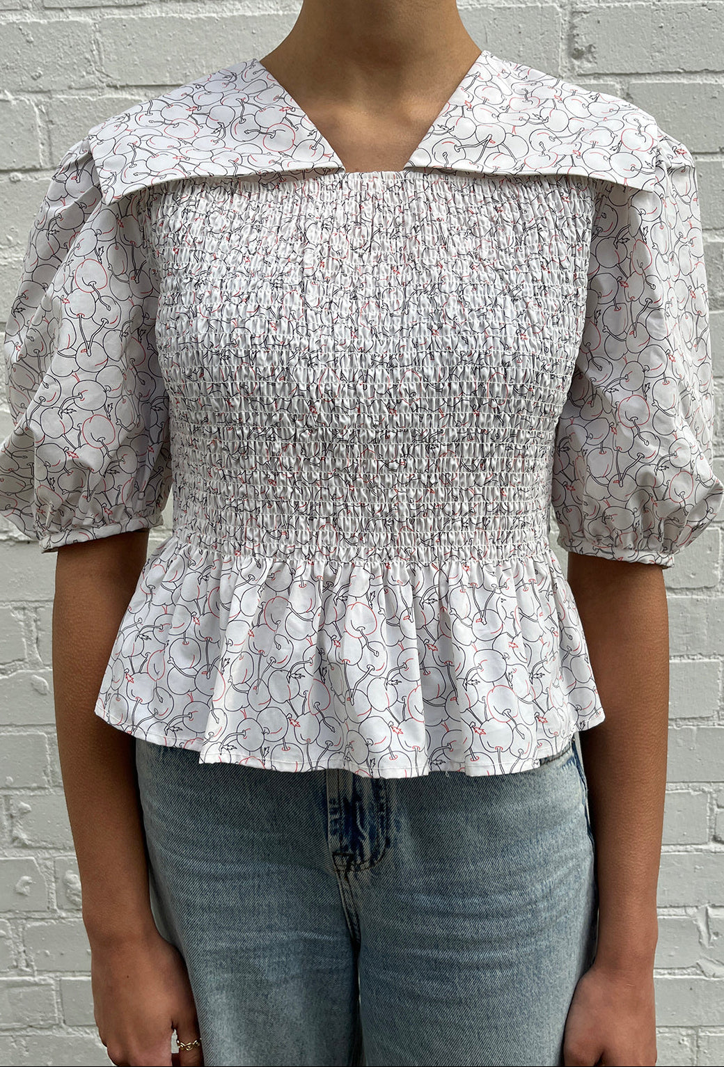 Rowan Blouse - Cherry