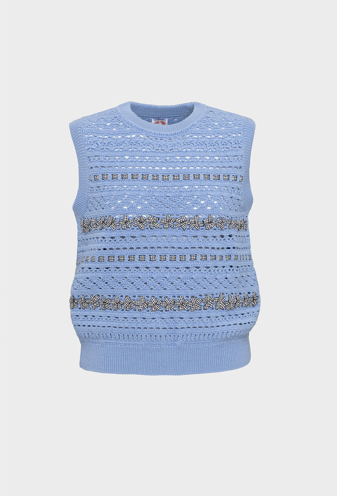 Salem Vest - Greek Blue Gingham