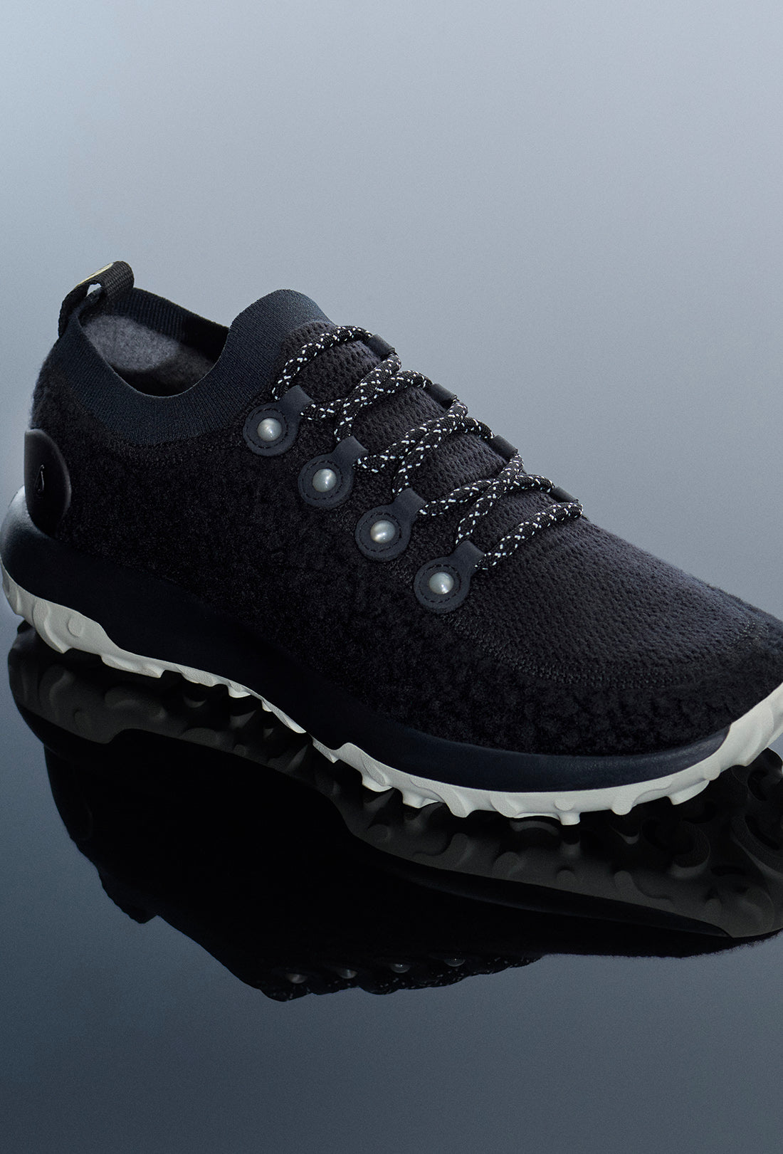 Shrimps x Allbirds Trail Runner Fluff - Black/Pearl