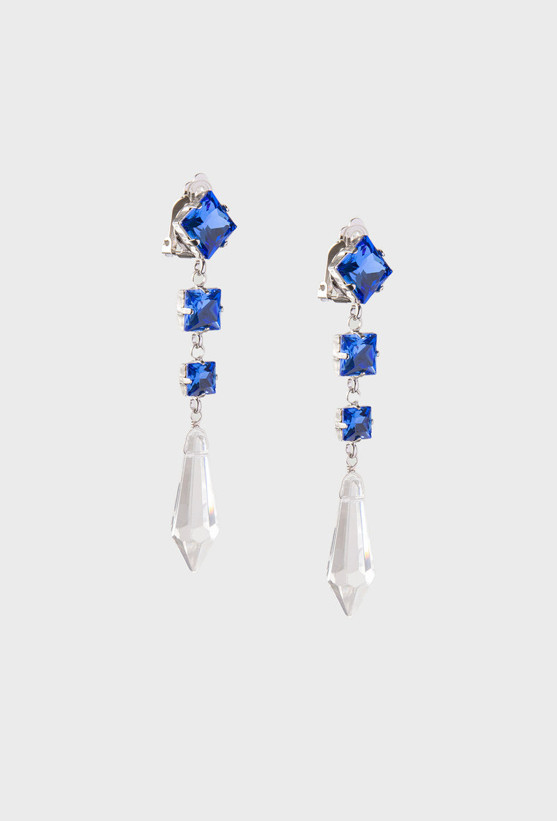 Whittaker Earrings - Blue/Silver