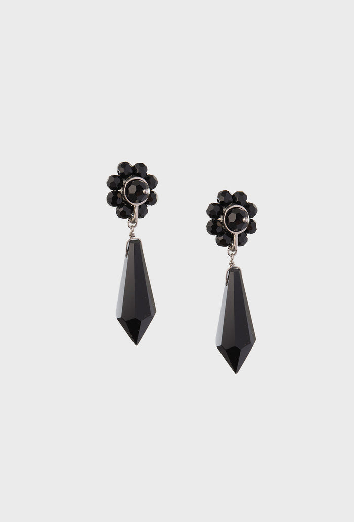 Frost Earrings - Black/Silver
