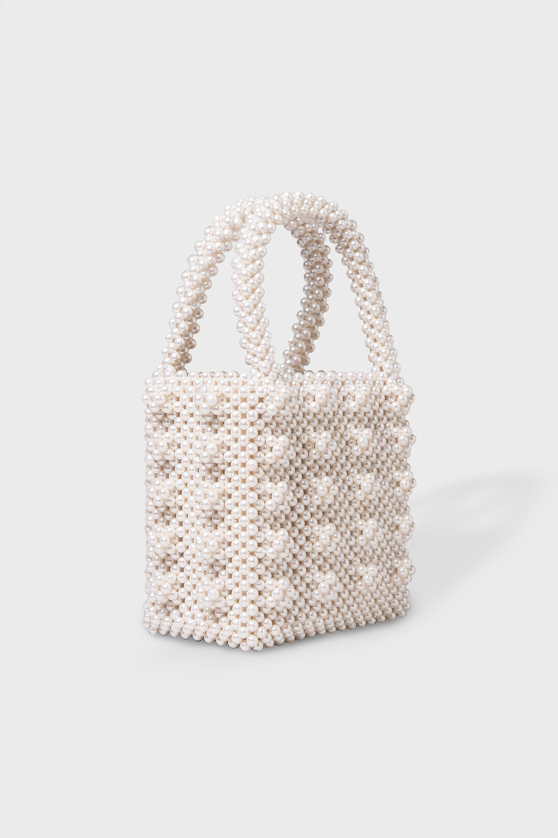 Shrimps Antonia Beaded Bag in Cream shrimps