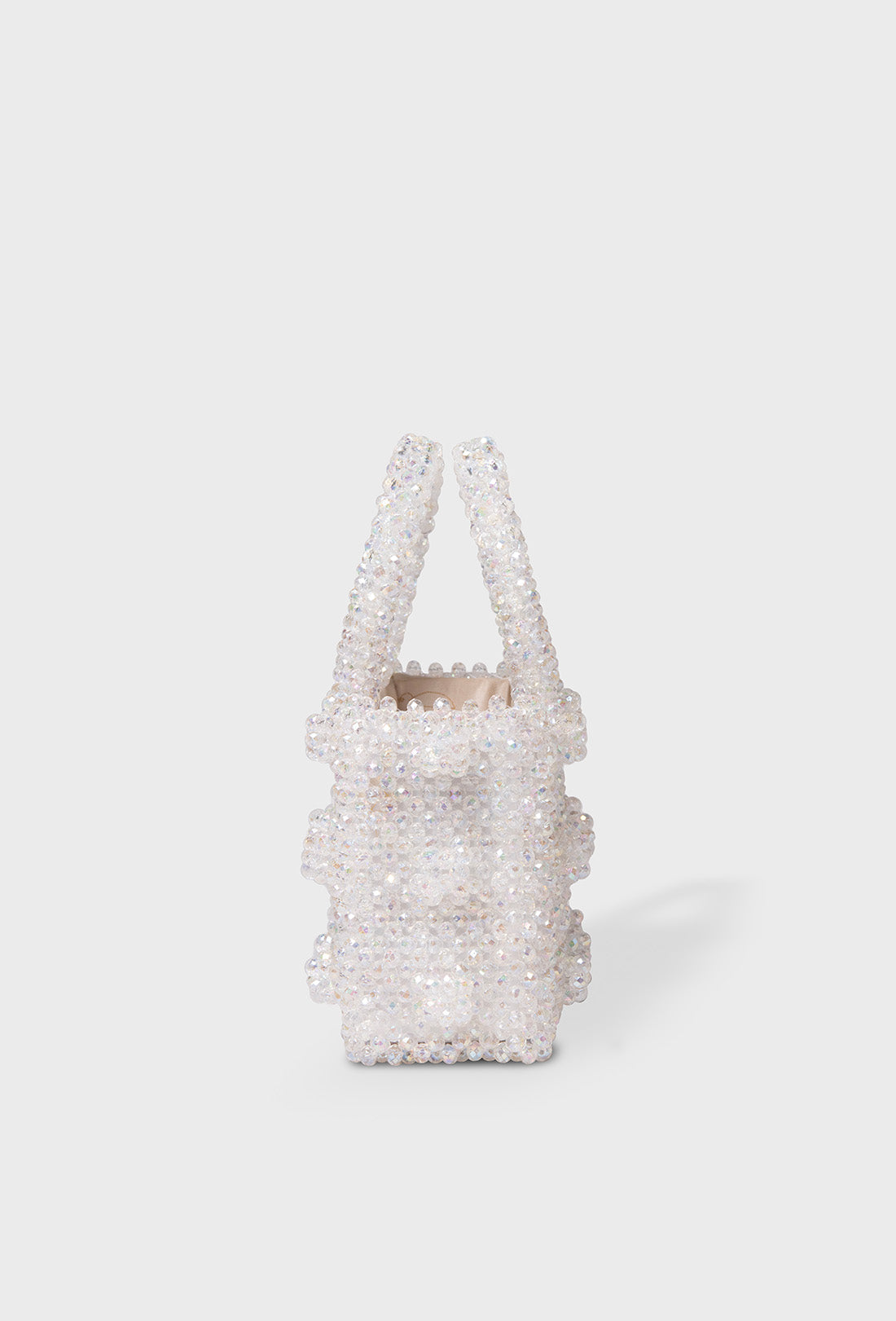 Iridescent beaded bag good