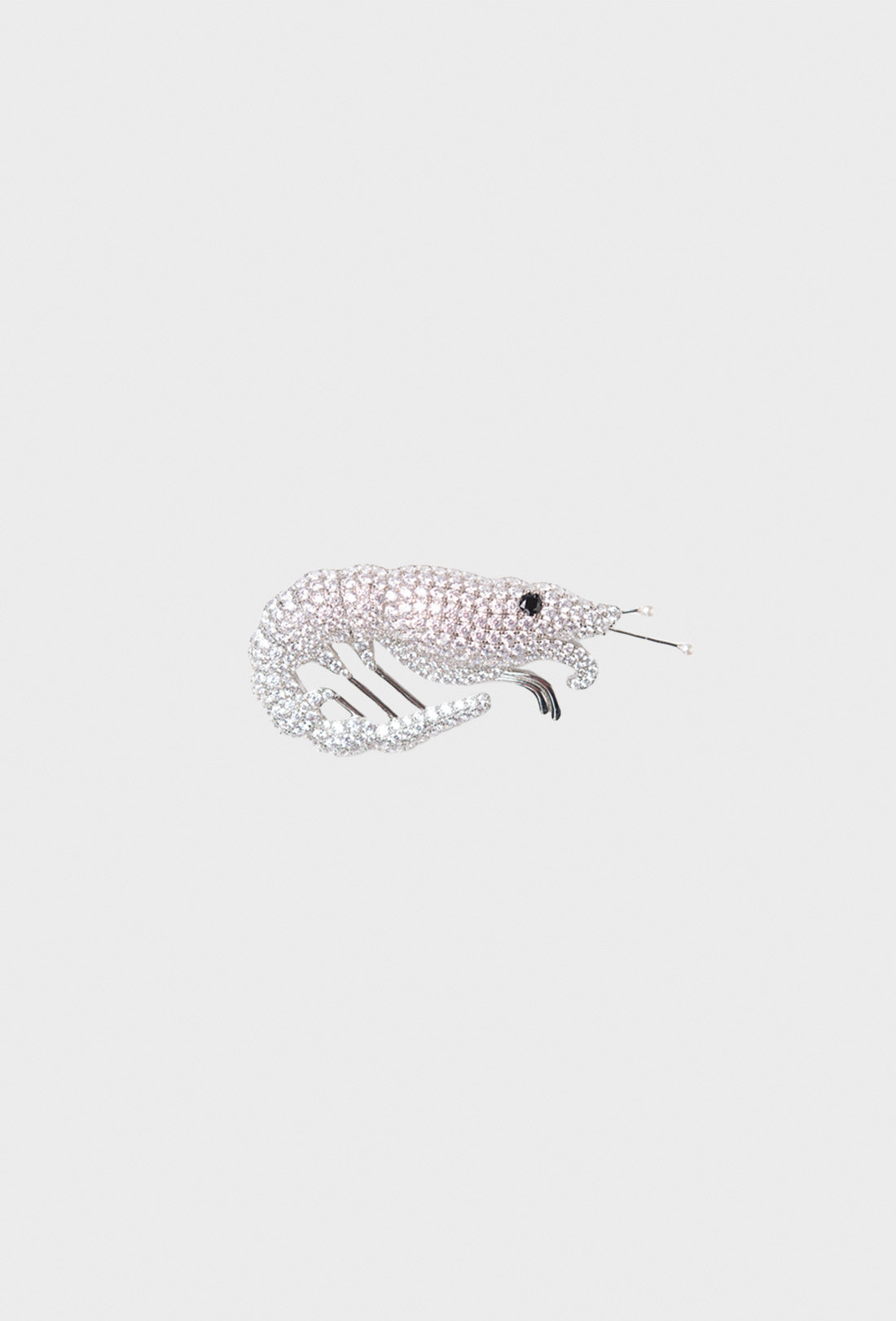 Shrimp Barrette - Silver