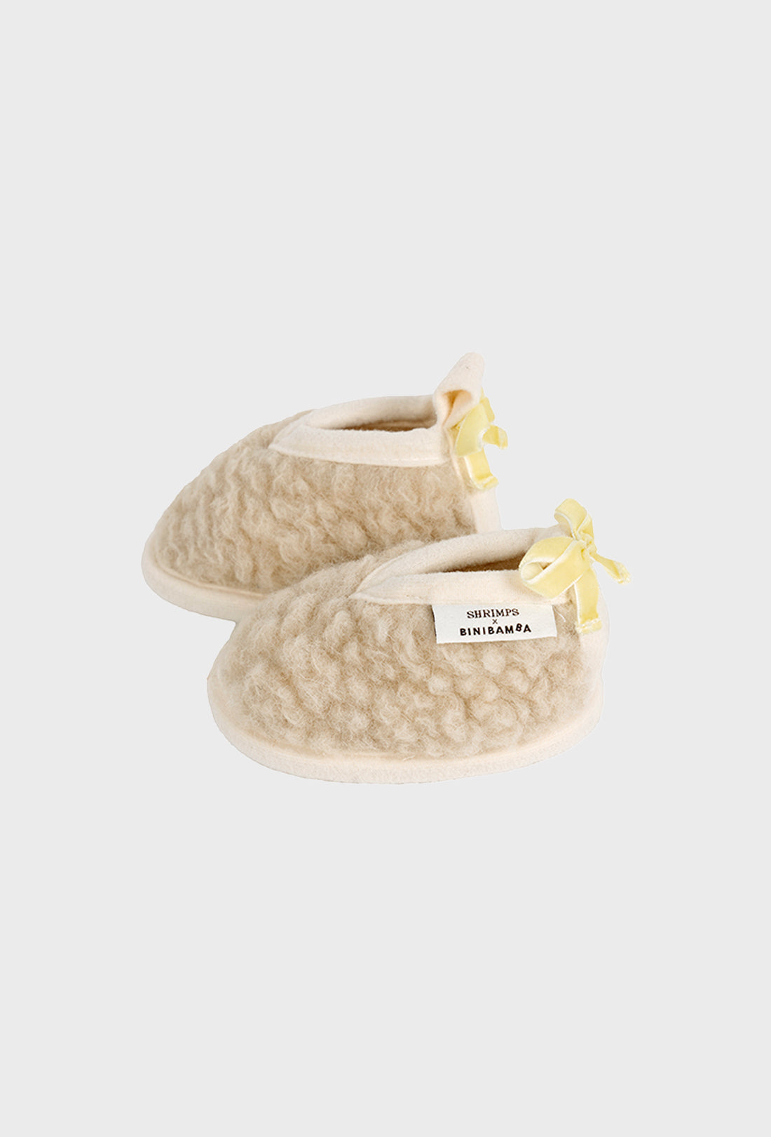 Shrimps x BINIBAMBA Baby Booties - Peanut/Primrose