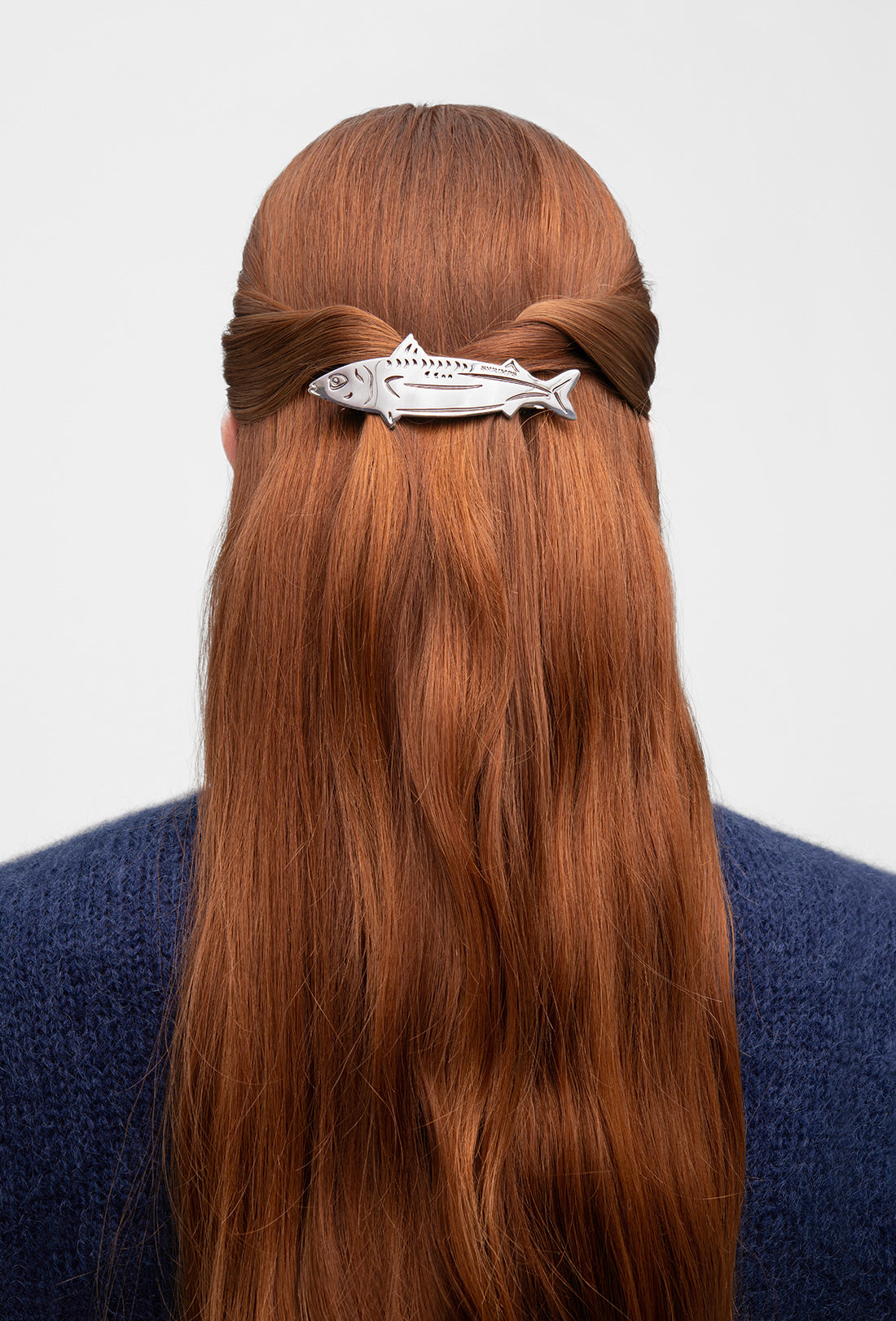 Theodore Hair Clip - Silver