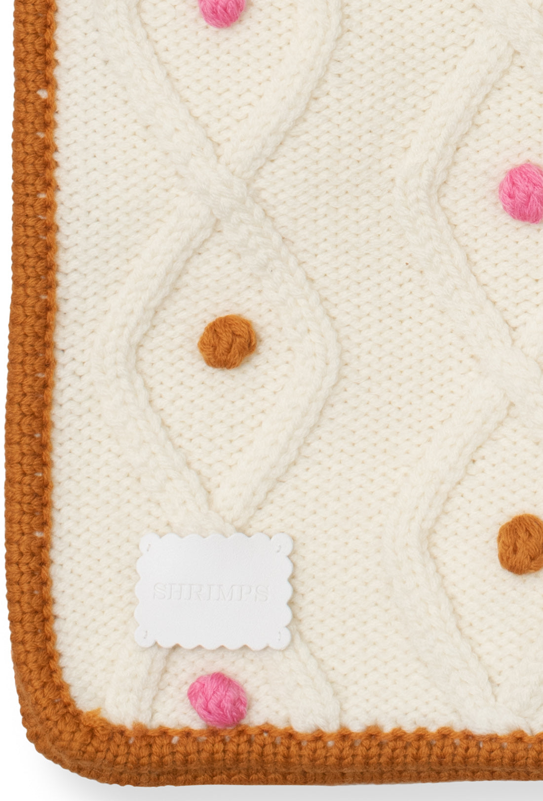 Felix Baby Blanket - Cream/Cinnamon