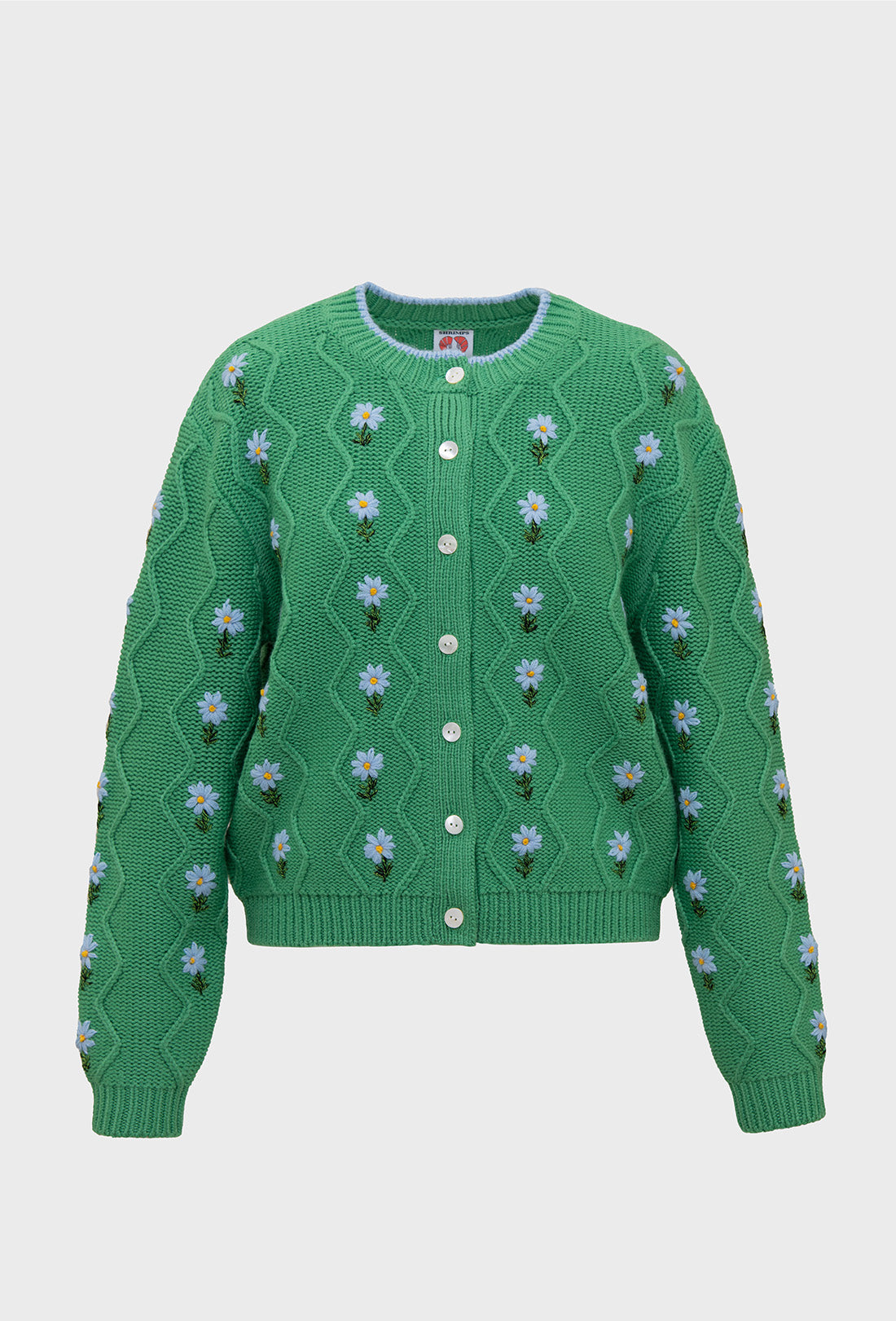 Bennett Cardigan - Green/Blue