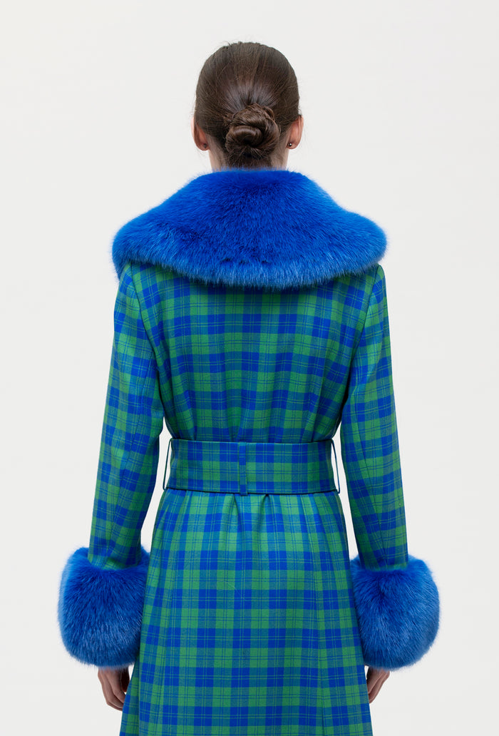 Balthasar Coat - Green/Blue