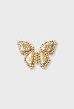 gold butterfly hairclip