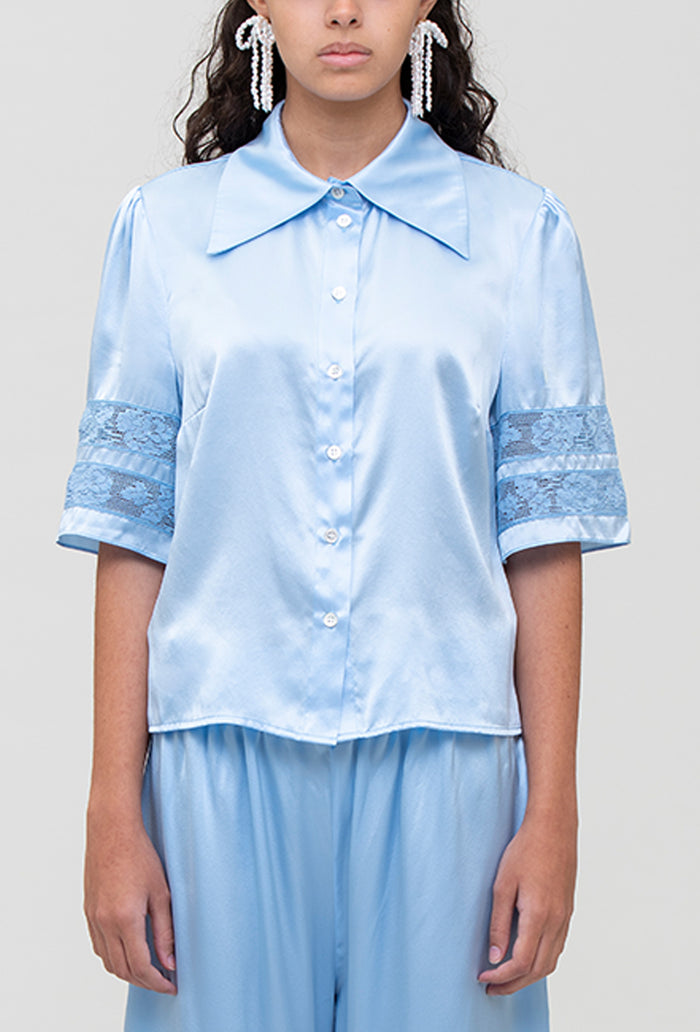 Clematis Blouse - Bluebell