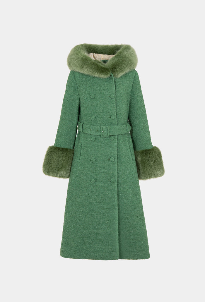 (Delivery Early Sept) Dallas Coat - Ivy Green