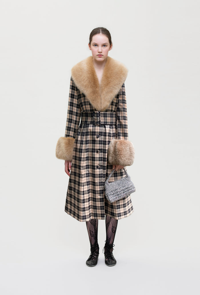 Balthasar Coat - Black/Honey