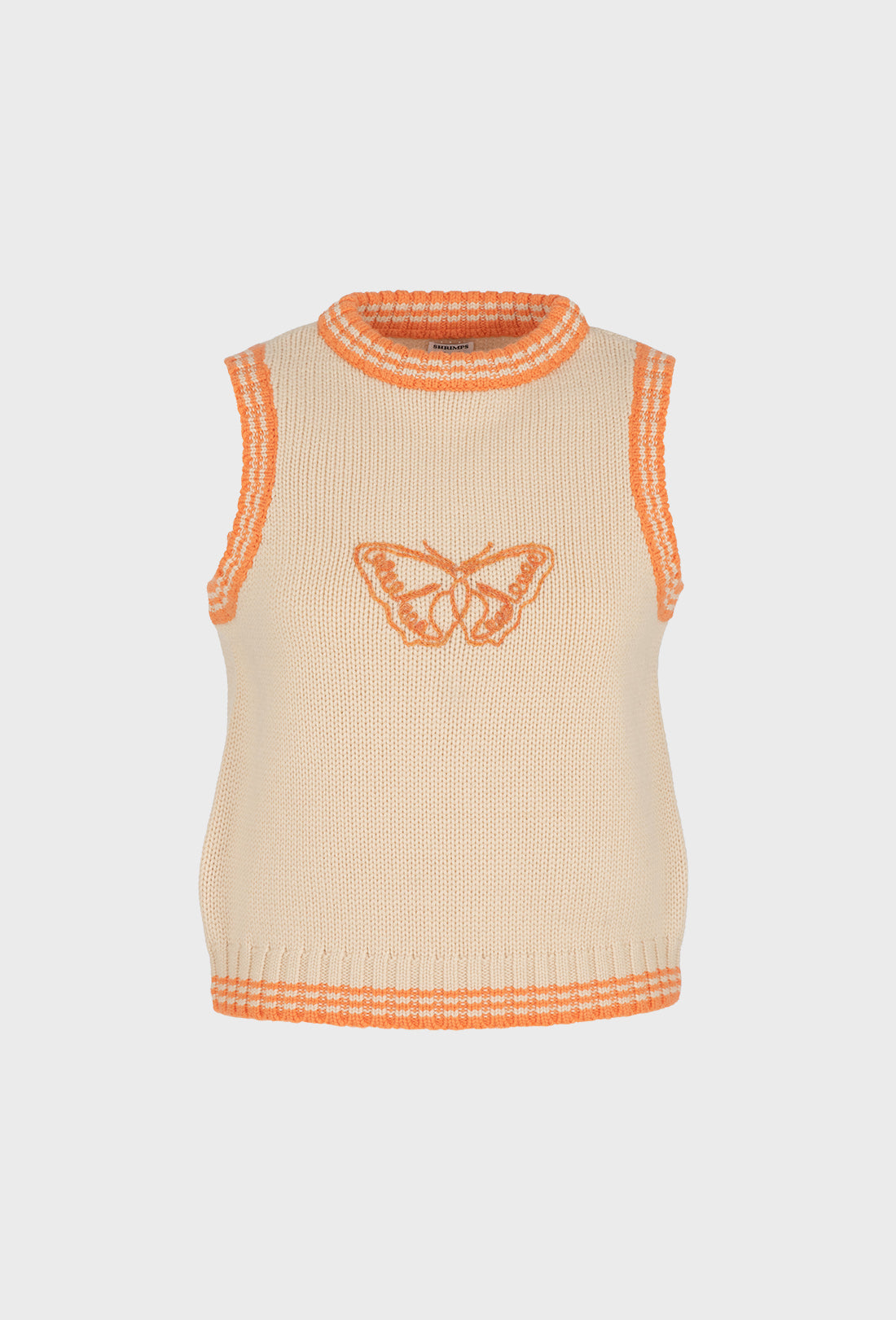 peanut  knit butterfly vest