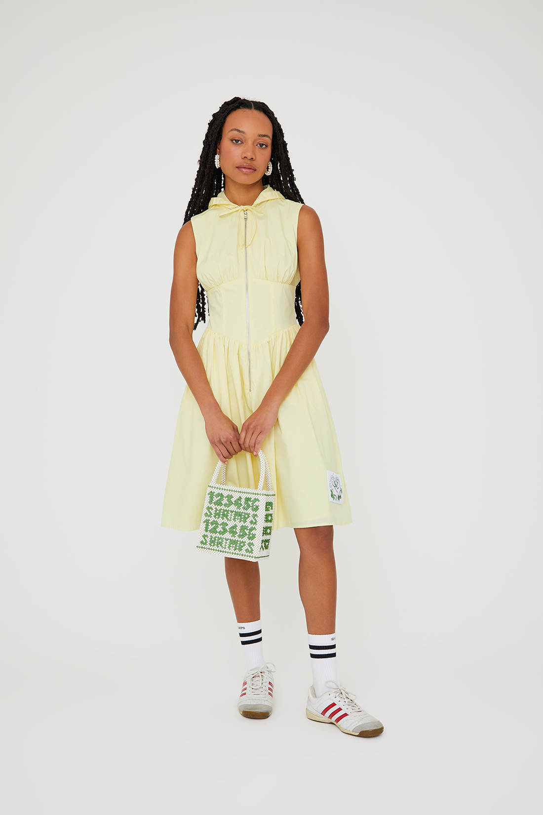 Gabriella sleeveless jersey shop dress