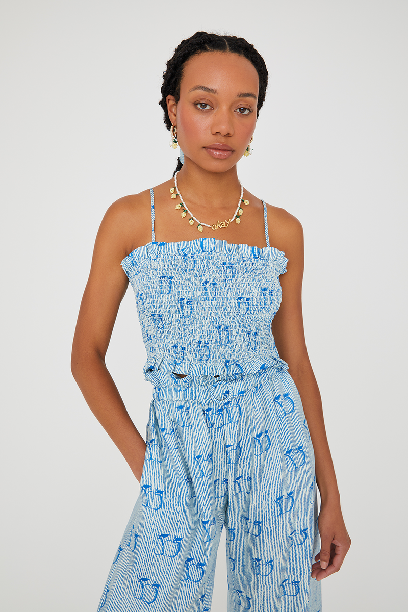 Rusty Top - 100% Silk