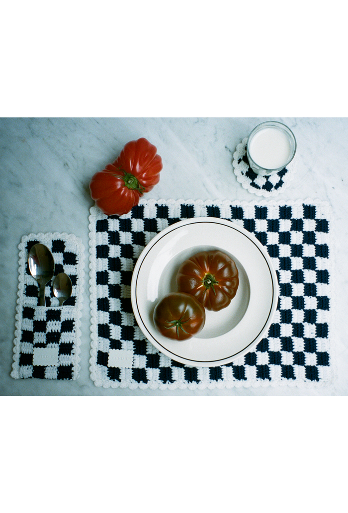 Check Tableware Set