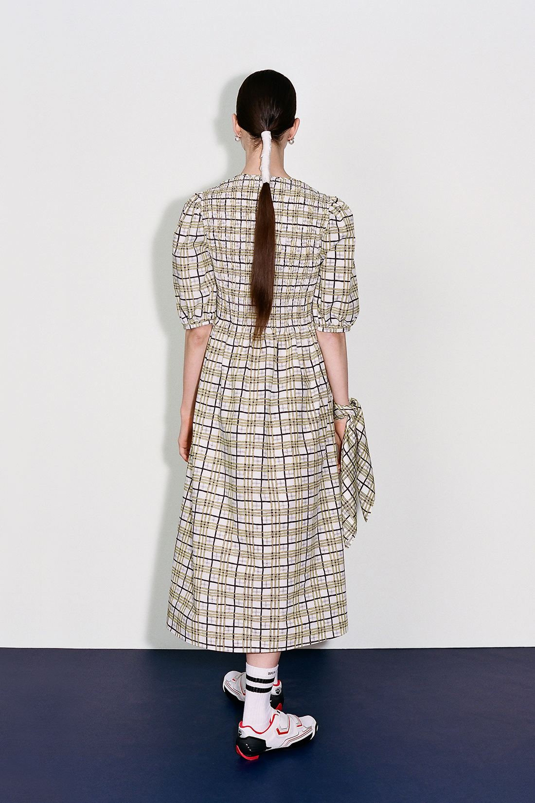 Daria Dress - Yellow/Black Check