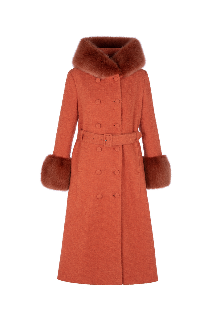 (Delivery Early Sept) Dallas Coat - Rust