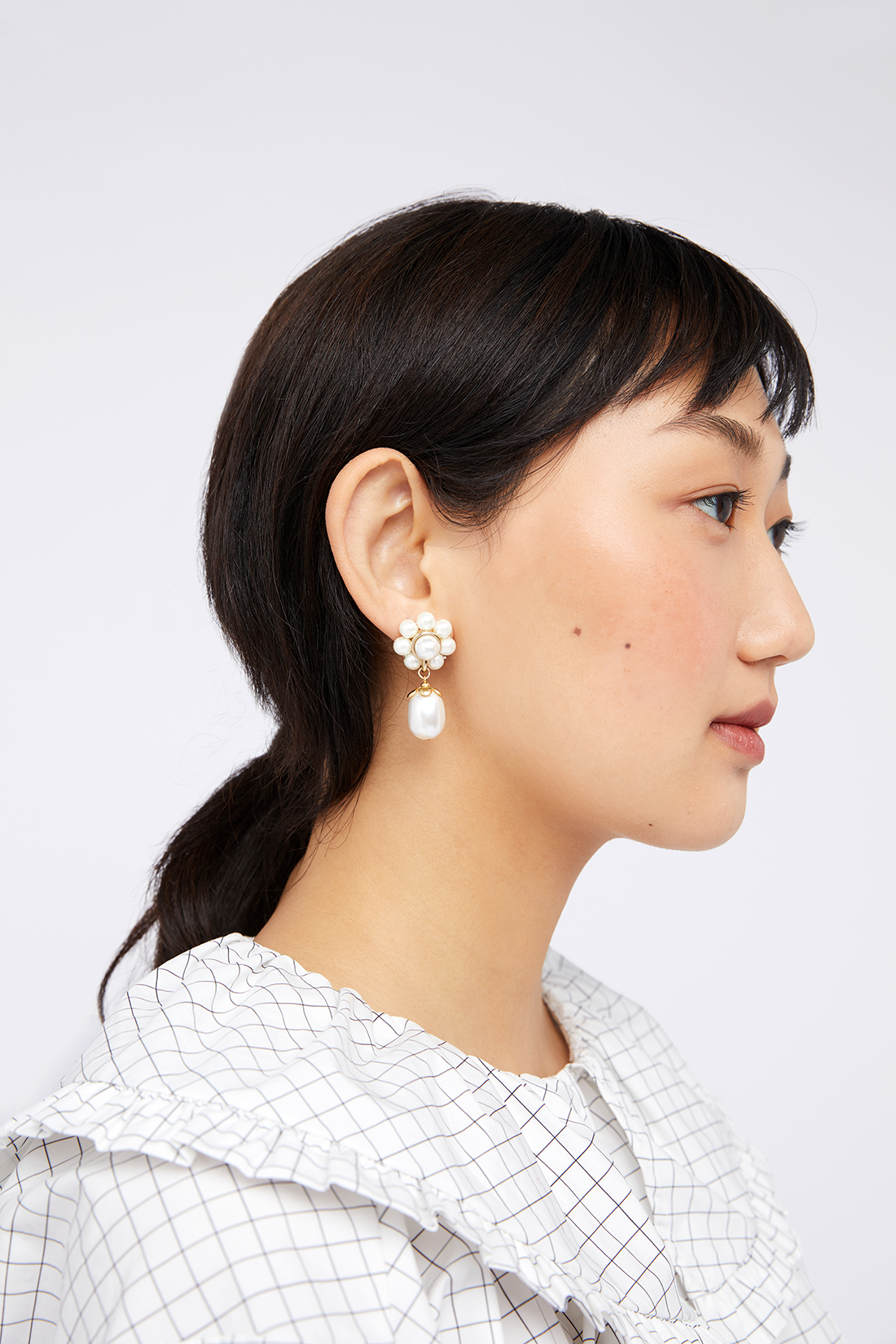 Marti Earrings - Cream