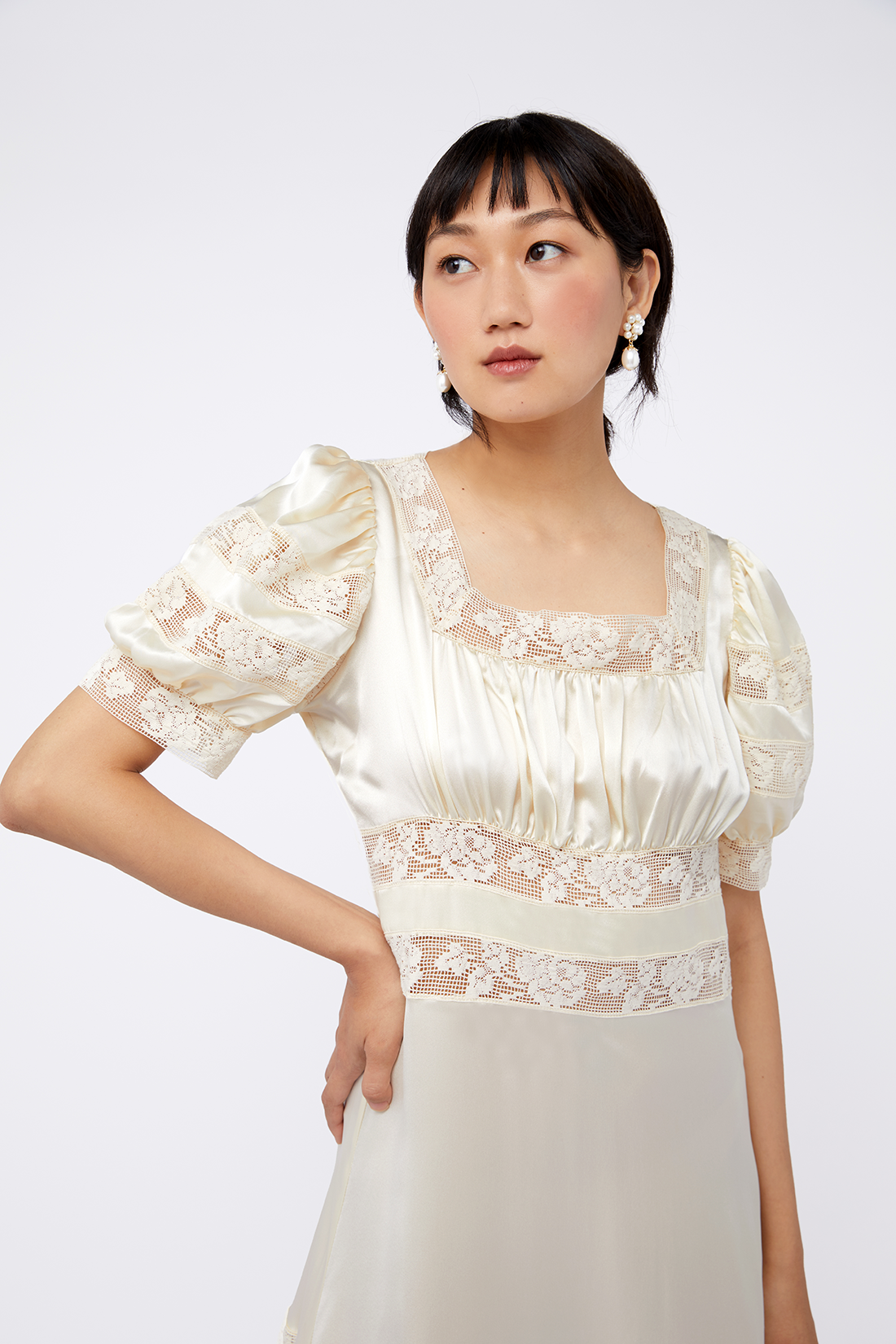 Cressida Dress - Ivory