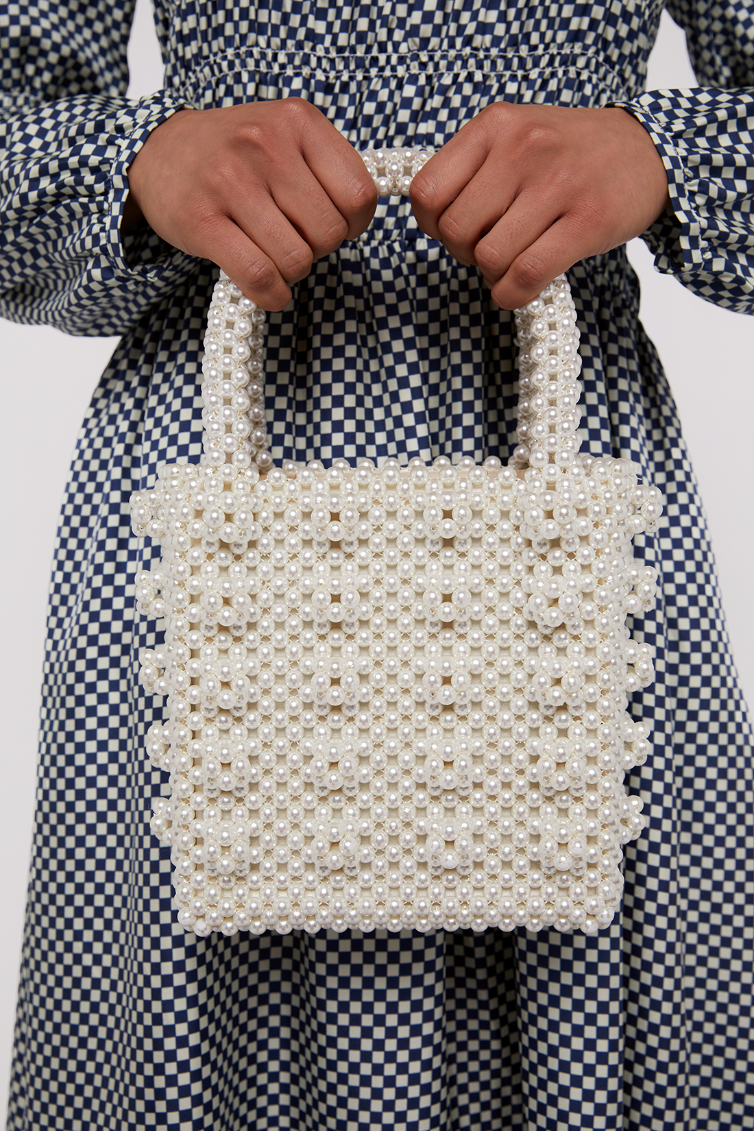Shrimps Antonia Beaded Bag in Cream – shrimps