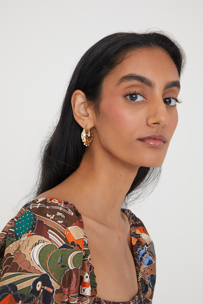 Georgia Earrings - Gold